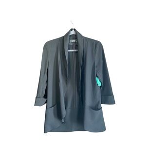 Simons Icone Black Open Front Blazer